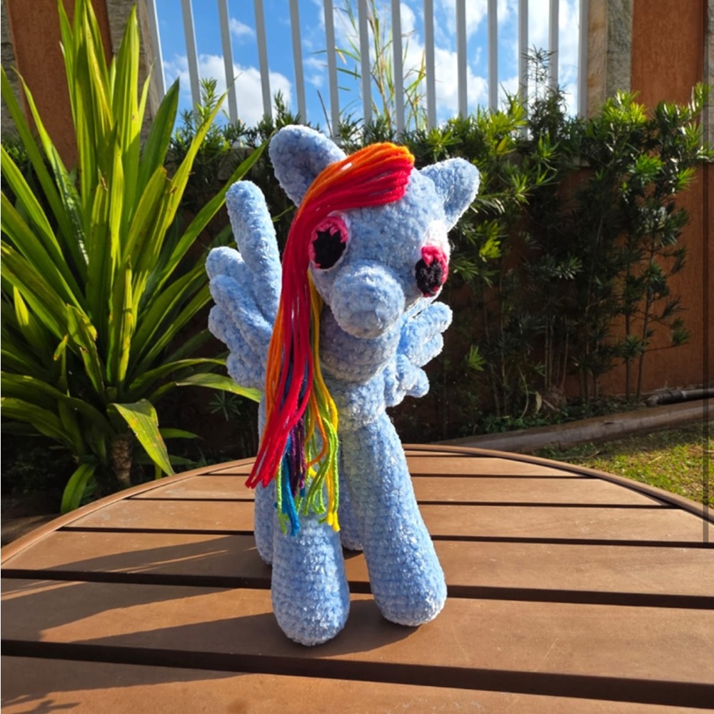 Rainbow Dash My Little Pony in crochet